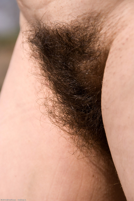 Close-up of a hairy pussy by the lake. - 11 Close-up of a hairy pussy by the lake. - 11